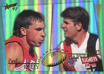 1997 Select AFL Ultimate Series - Head 2 Head #H2H9 Paul Kelly / Robert Harvey Front